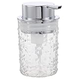 HOOTNEE Schaumseifenspender Transparent aus Kunststoff für Bad und Küche mit Schaumfunktion Ergonomische Pumpspenderflasche für Handseife und Duschgel