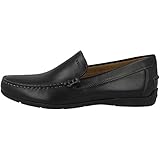 Geox Herren U Siron A Mokassin, Schwarz, 46 EU