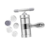 CRILSTYLEO Nudelhersteller Für Zu Hause Nudelmaschine Nudeltrocknergestell Pasta-trockengestell Nudeln Standmixer Gadget Sichter Sieb Silver