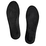 CCSOFTIME Einlegesohlen Winter Warm für Kinder Damen Herren,Weiche Weiche Thermo Fleece Wolle Schuheinlagen,8mm Dick Kunstfell Sohlen für Sneaker Stiefel Alltag,Schwarz 36/37EU