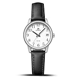 Uhr Damen Armbanduhr Damen Uhr mit Großen Ziffern Analog Quarzuhr für Frauen mit Lederband