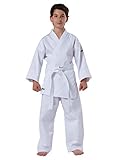 KWON Kinder Kampfsportanzug Karate Basic, weiß, 130cm, 551000130