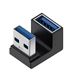 Qaonsciug Verstärkter USB Typ C Adapter Mit 90° Breite Kompatibilität Stabile Verbindung Für Laptop Telefonzubehör Typ Zu USB