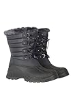 Mountain Warehouse Whistler Womens Schneeschuhe - Sherpa-Fleece Futter, Kunstfell, Schneefest - winter Dunkel Blau Damen-Schuhgröße 40 DE