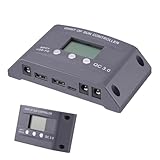 Solar Panel Charge Controller, Intelligent Charge Controller, Solar Energy Controller, Solar Power Regulator, 12V-24V Solars Panel Regulator with Mppt Technology, USB Charging Ports