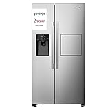 Gorenje NRS 9182 VXB1 Side-by-Side Kühl-Gefrierkombination / 179,3 cm / 532 l / No Frost Plus / Multi Airflow System / Silber