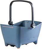 Basil Unisex – Erwachsene Buddy Hundefahrradkorb, Denim, 45 cm x 32 cm x 22 cm