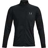 Under Armour Herren Ua Pique Track Jacket Warmup Tops, Schwarz, L EU