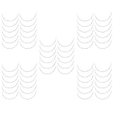 WRITWAA 5 Sätze Unterwäsche-felgen Edelstahlringe Unterwäsche Personalisieren BH-draht-reparaturset Armschienen Unterwäsche-stützring Bügel Für Unterwäsche Rostfreier Stahl 25 Paare * 5