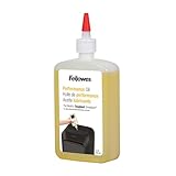 Fellowes Aktenvernichter-Öl, Inhalt: 355 ml, zur Pflege von Partikelschnitt- und Mikroschnitt Aktenvernichtern, einfache Dosierung