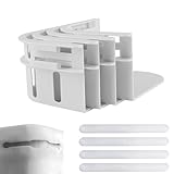 8 Stk Bettlakenspanner für Spannlaken,Spannbettlakenhalter mit Verschlussstreifen, rutschfeste Ecke Spannbettlaken Spanner für Bettlakenhalter mit feststell Streifen für Bettwannen Bettlakenklammern