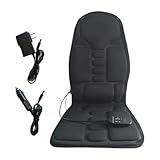 Generisch Sitzmassagekissen Für Stühle - Rückenmassagegerät Mit Wärmefunktion - 5 Punkt Wärmekissen Elektrische Muskelentspannung Für Frauen Männer Erwachsene Langsitzer Sportler