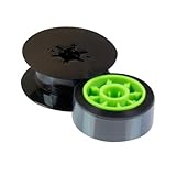 Walfront LM-550 LM-380 Schwarzes Farbband Zum Schreiben von Doppelspulen, Ersatz, 5 Rollen Schwarzes Karbonband für -370A E 380A E EZ 390A -550A Schreibmaschinen, Klares Drucken, Etikettieren, Basteln