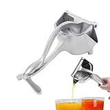 Fruchtsaftpresse – robuste handliche Küchenhelfer | Manuelle Saftpresse Zitronenpresse – für Limette, Grapefruit, Granatapfel, Gurken, Entsaften, Zuhause, Wohnung, Bauernhaus