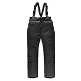pxjsdwe skihose kinder 146, Skihose Kinder Skihose Schneehose Winter Warme Große Größen Thermohose Wasserdichte Atmungsaktiv Sport Winterhose Freizeit Regenhose Gefütterte Funktionshose Softshellhose