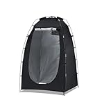 OFCASA Tragbares Duschezelt-Wasserdicht, Toilettenzelt Umkleidezelt, Outdoor Camping Duschzelt, Anti UV Ankleidezelt für Outdoor, Picknick, Toilette und Dusche, Angeln, Umkleidekabine (Schwarz)