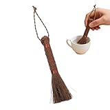 Teebürste – Reinigungspflege-Besen-Werkzeuge – Teetisch-Palmenfaserbürste | für Zimmerpflanzen, Topfblumen, Gartenarbeit, Hof, Kaffeemaschine