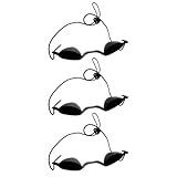 SGERUFZ Solariumbrille, 3-tlg. UV-Schutzbrille, LED-Schutzbrille, Sonnenbankbrille, für IPL-Lichttherapie (Schwarz)