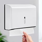 Papierhandtuchspender Wandmontage, Handtuchspender für Papierhandtücher, 200 Blatt Z-Falz & Multifold, Papierspender für Badezimmer & Küche