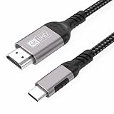 Cuszwee USB C Auf HDMI Kabel 4K 1.8M,USB Typ C zu HDMI UHD Kabel Thunderbolt 3/4 Kompatibel für i Phone 17 16 Pro Max/15 Pro,MacBook Pro/Air,iMac,iPad Pro/Air,Samsung Galaxy S24/S23 Ultra,Huawei P40