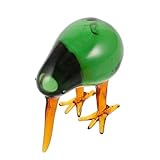 PRETYZOOM Vogel Ornamente Vogel Tier Skulptur Miniatur Vögel Ornament Glasvögel Briefbeschwerer Glas Vogelfigur Auto Armaturenbrett Ornament Vogeldekoration Gefälschter Vogel