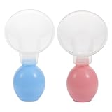 JOINPAYA 2 Sätze tragbarer Laktator manuelle Milchpumpen Handmilchpumpe Milchsparer zum Stillen Muttermilchsauger brustsauger Stillsauger Saugmilchpumpen Kieselgel Blue