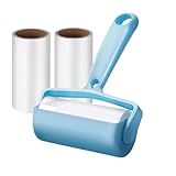 Tierhaarentferner Roller, wiederverwendbare Hunde- und Katzenhaarentfernungsbürste, zum Reinigen von Haustieren, klebrige Fusselbürste für Hund, Katzenhaarentferner, waschbare klebrige Rolle für