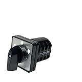 IDUTQUMW LW8-10/3 Manual Changeover Rotary Cam Switch Three Poles 10A 12 Terminals 10amp Interruptor(ON Off ON)