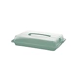 Rotho 1714605092 John Partybutler mit Haube und Griff, Kunststoff, Türkis/Transparent