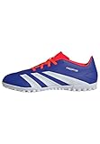 adidas Unisex Predator Club Football Boots Turf Fußballschuhe, Lucid Blue/Cloud White/Solar Red, 43 1/3 EU