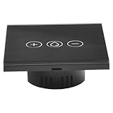 Yuanpgky Smart Tauchheizungs-Timer-Schalter, intelligenter Warmwasserbereiter-Timer-Schalter, kapazitive Touch-Steuerung, Sprachsteuerung und App-Steuerung, Leistungsmonitor (schwarz)