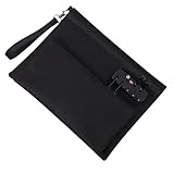 Geldbeutel Mit Reißverschluss Und Schloss - Wertsachen Aufbewahrung Mit Reißverschluss - Für Registerkasse, modische Nutzung, gesichert für Pässe, Frauen, Notarbedarf, Bank, Reise und tägliche Organis