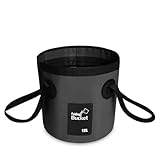 Falteimer 12LBowl Waschbecken Waschen Tasche Auto Eimer Tragbare Outdoor Reise Faltbare Wasser(Color2)