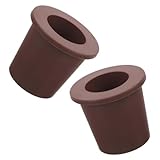 Milisten 2st Tischdecke Für Den Gartenschirm Sonnenschirmständer Terrasse Regenschirme Garten Sonnenschirme Sonnenschirmabdeckungen Mini-Regenschirm Schirmkeilstecker Kieselgel Light Brown