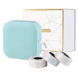 KOCAN Mini-Drucker,Q30 Etikettendrucker, Mini-Taschen-Thermoetikettendrucker, All-in-One, BT Connect, Klebeetikett, DIY-Datumsjournal, Studienaufkleber, Etikettiermaschine mit 3 Etikettenrollen,