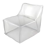 Tuxuseo Plüschtier Aufbewahrung Bean Bag - Durchsichtige Sitzsack Bezug für Kuscheltiere | Wasserdichter Plüsch Bezug Für Couch Sofa Bett Schlafzimmer Wohnheim