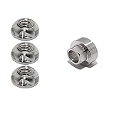 Sicherheit Anti-Diebstahl Schrauben Muttern M6 M8 M10 M12 304 Edelstahl Mountainbike Markise Schraube kappe for Auto Styling(Size M10)