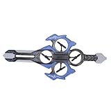VGEBY Flying Sword RC-Flugzeug, Intelligente Handschuherkennungstechnologie mit 2,4-G-Fernbedienung, um 360° Drehbare LED-Leuchten, Stabiler Flug Zum Spielen Im Innen- und (Blue)