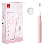 Oclean Sonic Elektrische Zahnbürste für Kinder, weiche kinderfreundliche Borsten, ultra leise Bürsten, 2 Minuten eingebauter Timer, IPX7 wasserdicht, für Kinder ab 5 Jahren (Rosa)