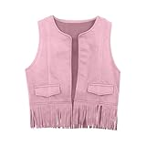 Weste Mädchen Jeans - Elegante FestlTops Smoking Anzug Anzugweste Waistcoat Oberteile Ärmellos Gentlemen Jacke Jungen Baby Kinder Festlich