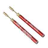 MeevrgR Nachfüllbarer Butan-Bleistift-Lötkolben, 195 mm Gas-Lötpistole mit variabler Luftstromkontrolle, für Schmuckreparatur, PVC-Rohrbiegen, Holzverbrennung, kompatibel mit Standard-Butan-Refi