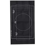 FELTECHELECTR Schwarze Filzmatte 26X46 Zoll Puzzlematte mit Aufblasbarem Schlauch und Befestigungsbändern Spielmatte für Bodenpuzzles bis Teile Tragbare Puzzle Rollmatte für Reisen und