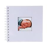 Tuxxjzm Bilderbuch für Fotos, Fotoalbum aus Leinen, Gedenkenalbum aus Leinen 40 Seiten, Fotoalbum Scrapbook Covered Scrapbook Fotoalbum, Scrapbook Album, Fotoalbum, Handgefertigtes Fotobuch