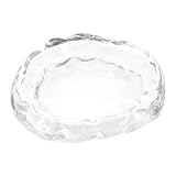 HIAKDOFT Hitzebeständiger Glas untersetzer Transparente Tischunterlage für Gläser Schutz vor Hitze und Kratzern für Zuhause Restaurant und Bar Leicht zu Reinigen Langlebig und Dekorativ