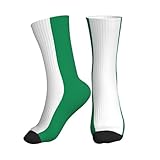 JDNFDR Sportsocken, nigerianische Flagge, Arbeitssocken, Anti-Blasen, lässige Wandersocken für den täglichen Gebrauch, Wandern, Klettern