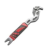 FANSHINUO Rollgabelschlüssel, große Öffnung, langer Griff, Universalschlüssel, mechanisch, Werkstatt, Handverstellbarer Schraubenschlüssel