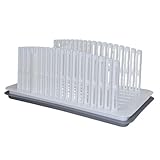 Verstellbare Brotschneideführung, klappbarer manueller Brotschneider mit Brot-Tablett, professionelles multifunktionales Werkzeug für gleichmäßiges Schneiden, perfekt für die Küche zu Hause, im