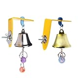 Christol Bell Glockenspielzeug für Vögel Vogelkäfig Spielzeug für Papageien Graupapageien Mini Aras kleine Kakadus Nymphensittiche und mehr kleine Vögel