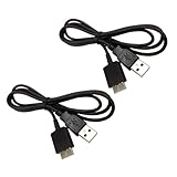OUNONA Mp3 Player Ladekabel und Datenkabel 2 Stück Kompatibel mit Wmc Nw20Mu Staubresistente USB Verbindung für Zuhause und Reisen