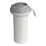 baby-walz Badebecher grey - Haarwaschhilfe für Baby - Seitenloch zum Befüllen - Ergonomisches design - Kapazität 0,5L - Made in Italy